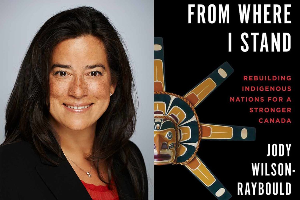 Composite image of Jody Wilson-Raybould and the cover of From Where I Stand