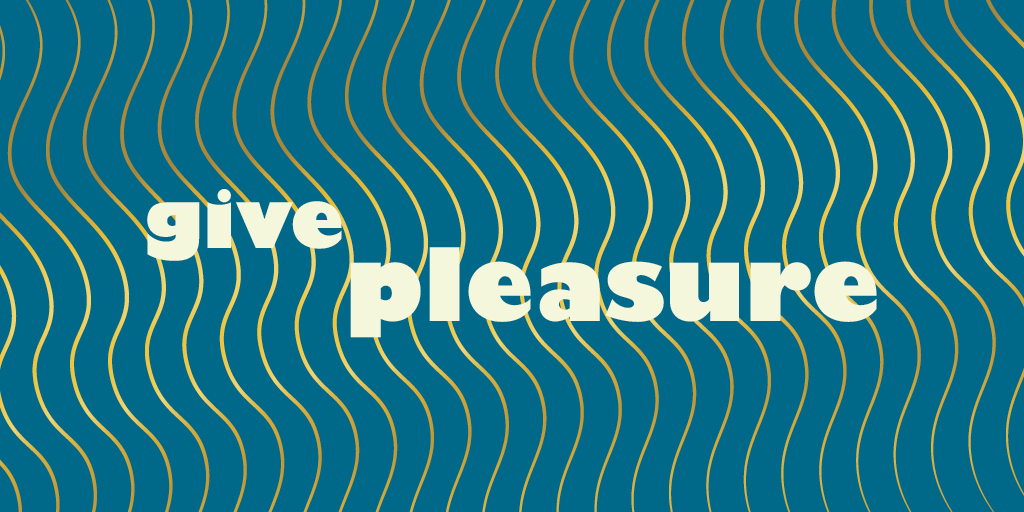 Give Pleasure banner