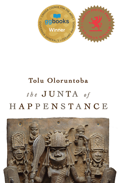 Cover of "The Junta of Happenstance" by Tolu Oloruntoba