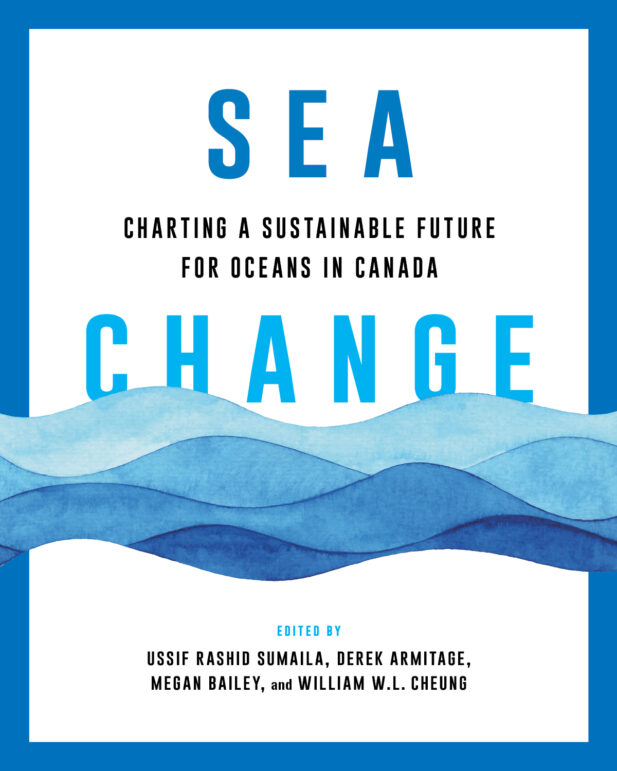 Sea change cover with ocean waves