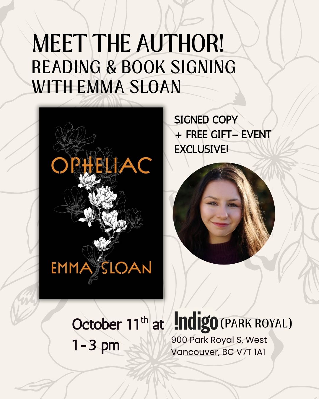 Indigo Park Royal: Book Signing