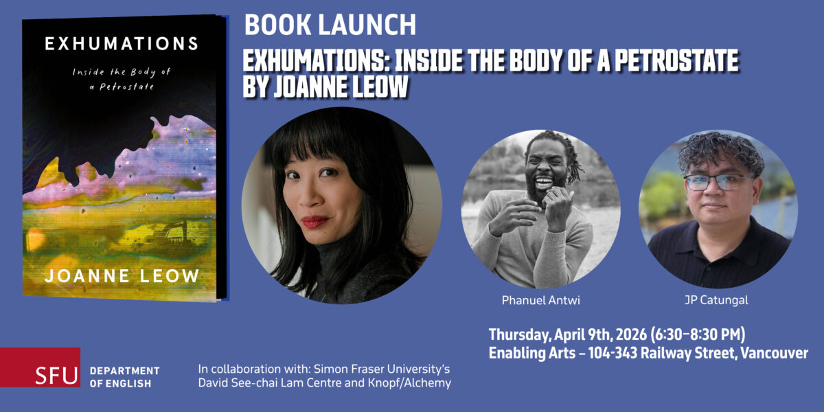 Book Launch – Exhumations: Inside the Body of a Petrostate by Joanne Leow